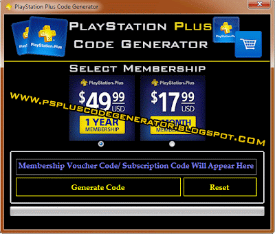 playstation plus code