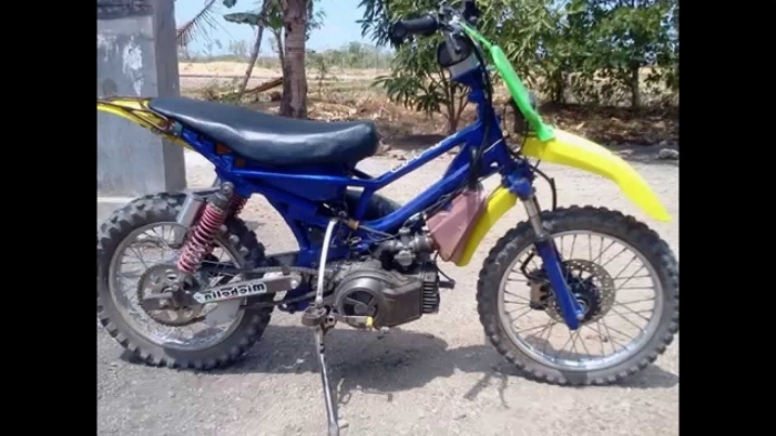 Modifikasi Kendaraan Zaman Kekinian Modifikasi Motor Trail Bebek Supra