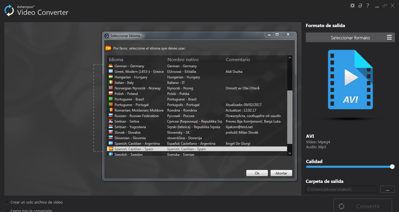 Ashampoo Video Converter 1.0.0.44 Multilingual + Portable Screenshot_2