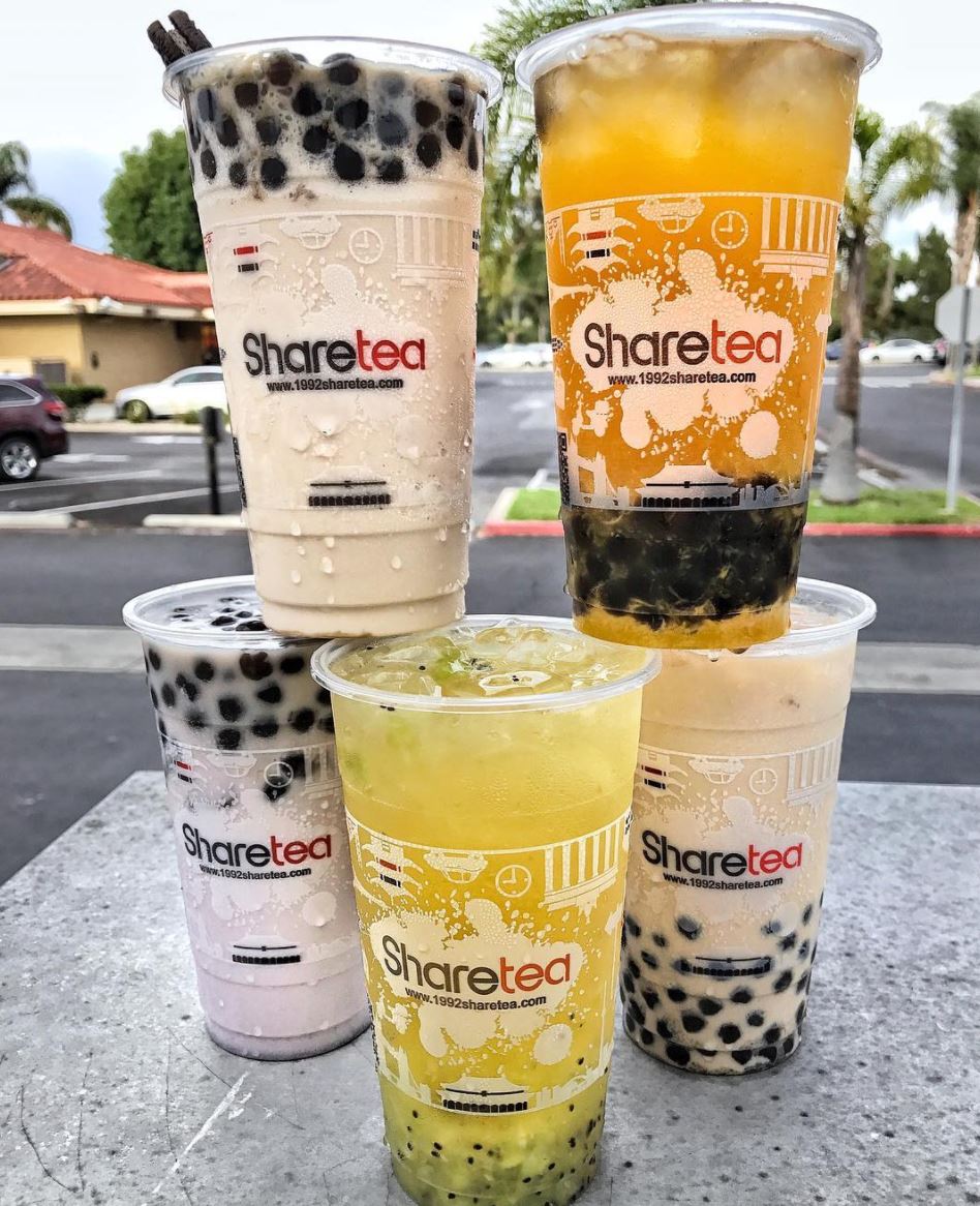 Aug 12 New Sharetea Boba Shop Opening in Fountain Valley Offers Free