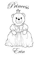 PRINCESS COLORING PAGES