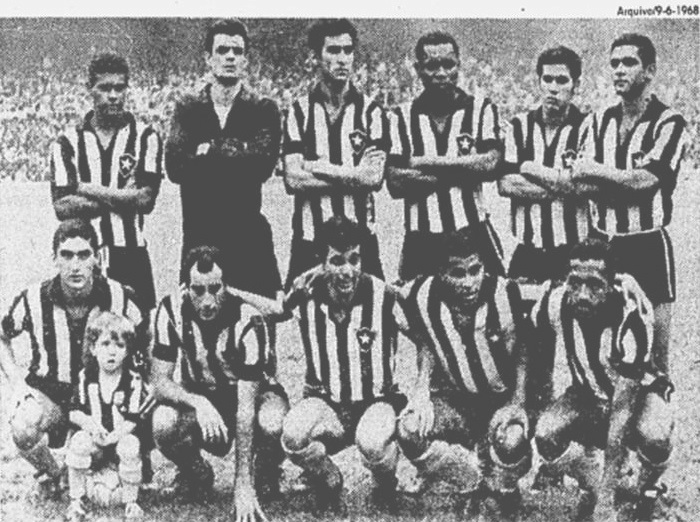Qual era o time do Botafogo em 1968?