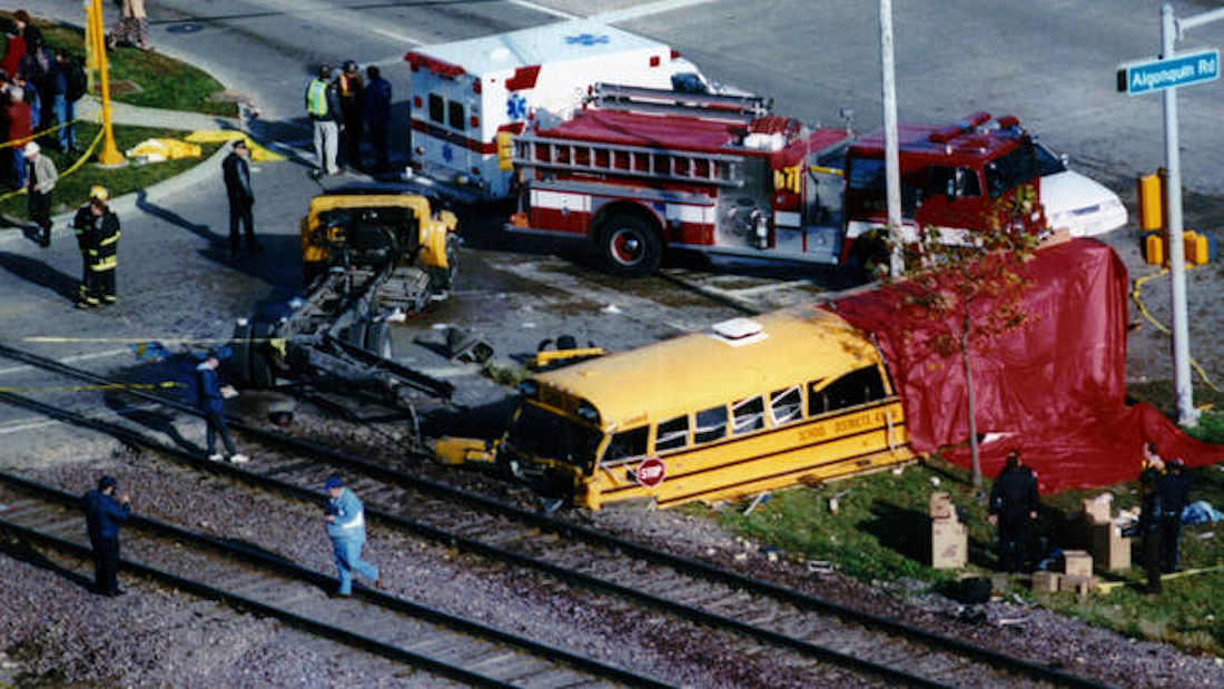 Disasterous History Fox River Grove Illinois Bus/Train crash