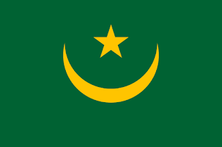 Bendera Negara Mauritania di Kawasan Timur Tengah