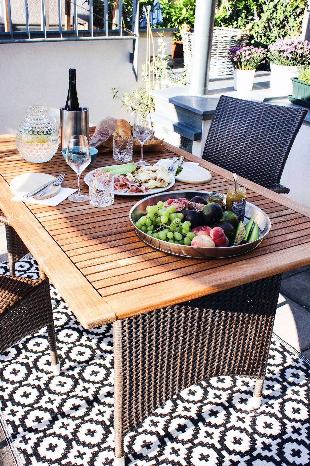 Käseplatte, Käse, Terrasse, Fol Epi