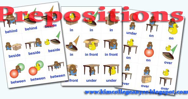Prepositions (Kata Depan)  KIM College Anyer
