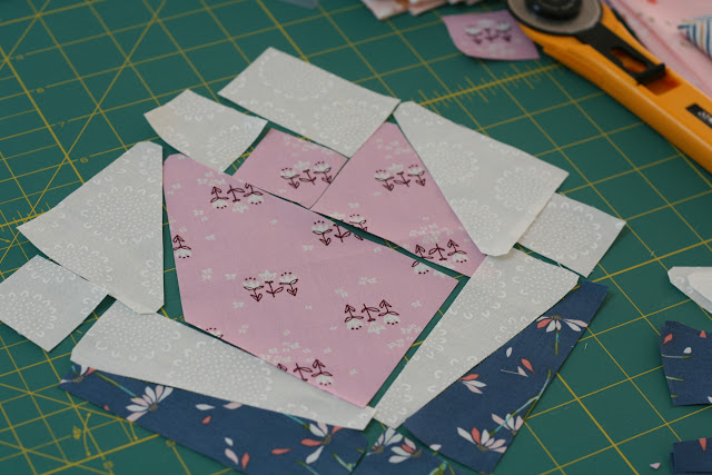 Tulip block by Wooden Spoon Quilts