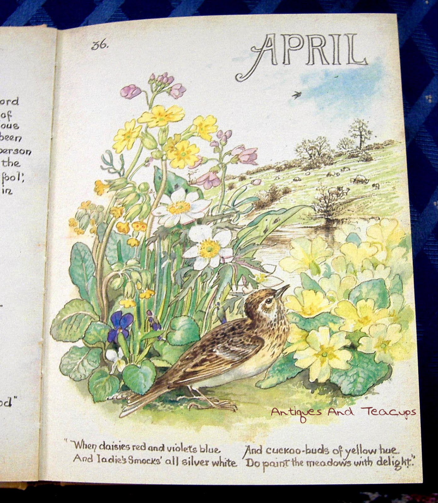Antiques And Teacups: April Has Entered The Building...