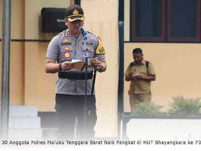 30 Anggota Polres MTB Naik Pangkat di HUT Bhayangkara ke 73 30 Anggota Polres MTB Naik Pangkat di HUT Bhayangkara ke 73