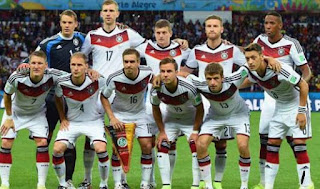 Germany clinched forth time champions in FIFA World Cup Brazil 2014 over Argentina FIFA World Cup 2014 , brazil, winners, champions, germany , argentina, final, match, picture.