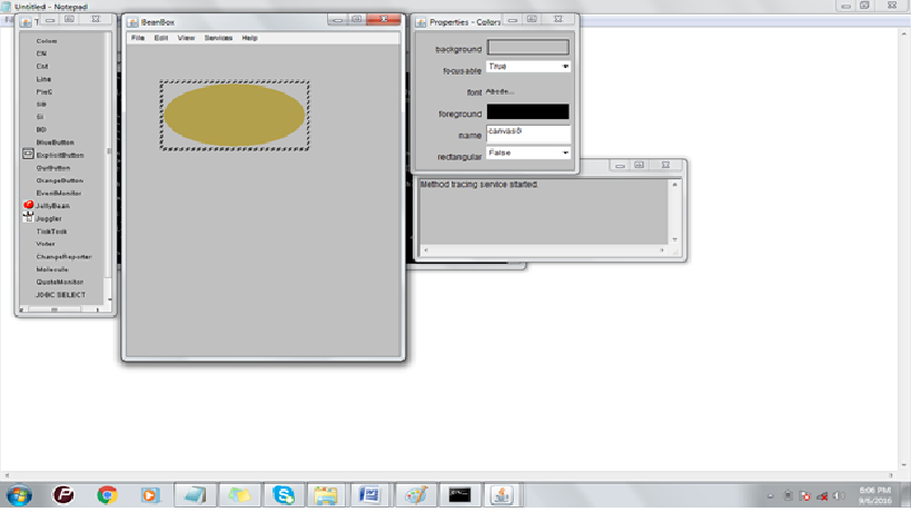 SWAPNA MEDIKONDA: a program to demonstrate the Simple bean