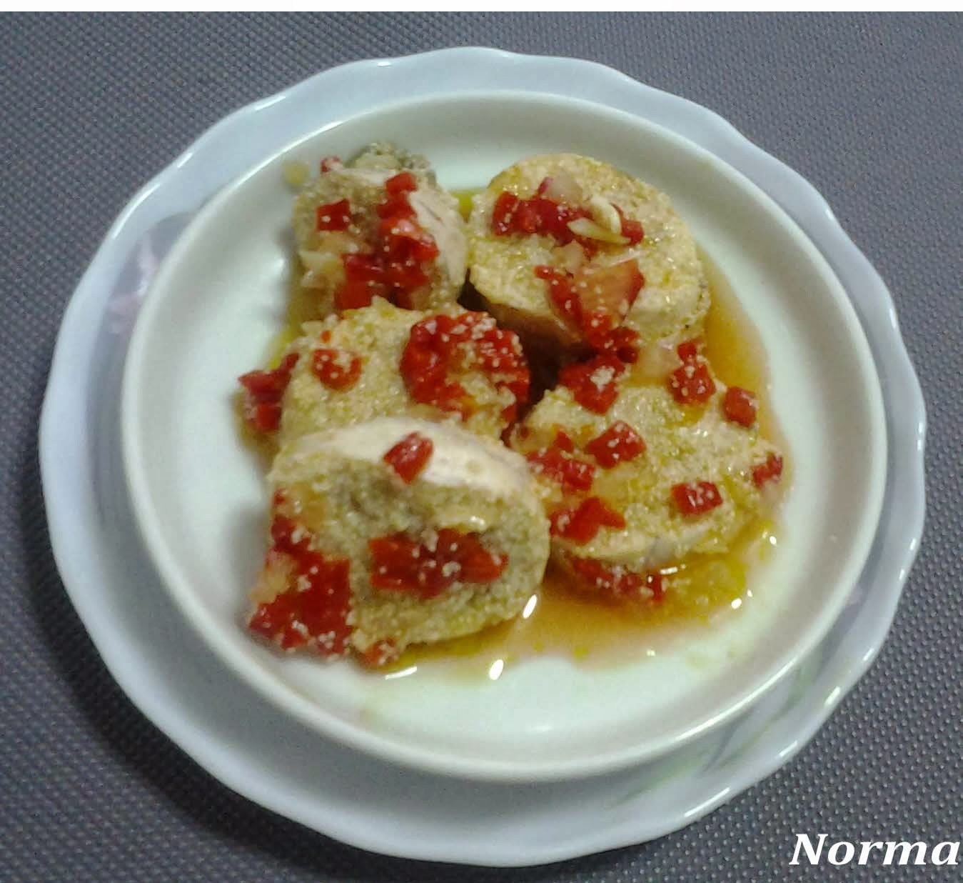 Cinco Fogones HUEVAS DE MERLUZA EN VINAGRETA