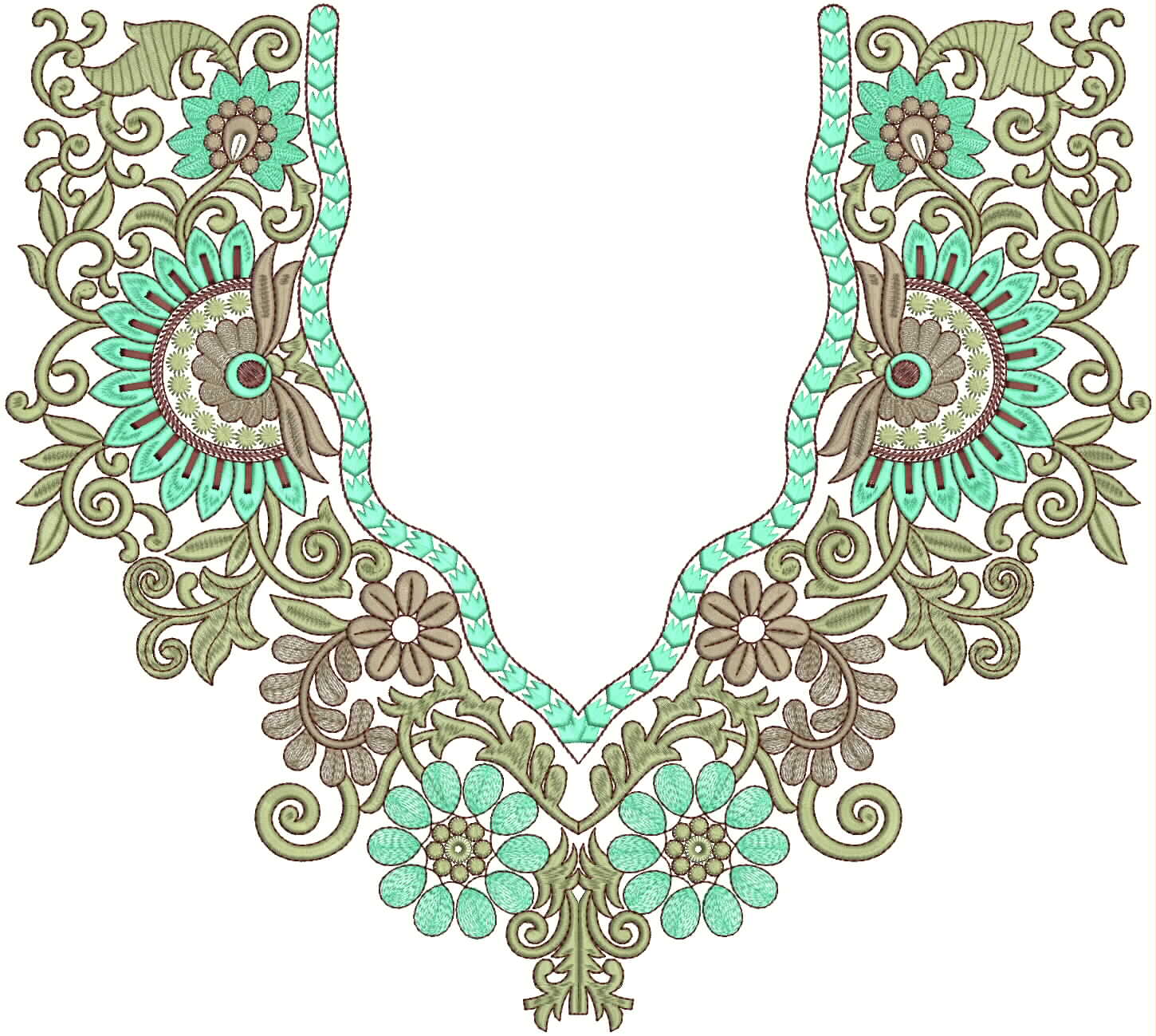 Ladies Neck Embroidery Designs Images Wallpaper hd