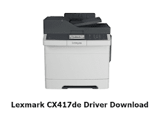 Lexmark CX417de Printer Driver Download
