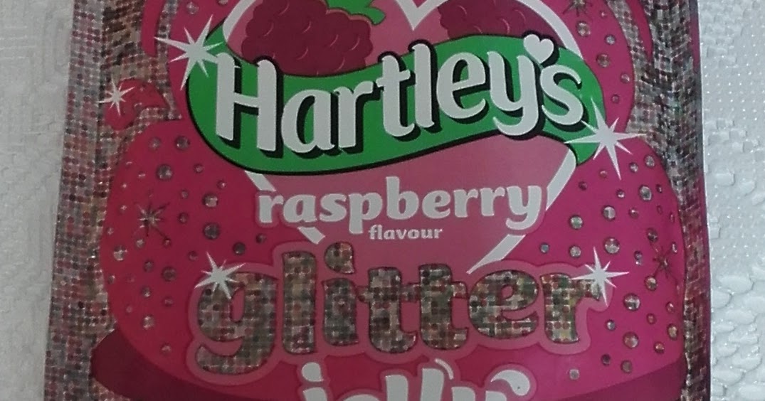 Supersupergirl's Food Reviews Hartley's raspberry flavour glitter jelly