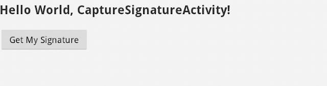 Android capture signature using Canvas
