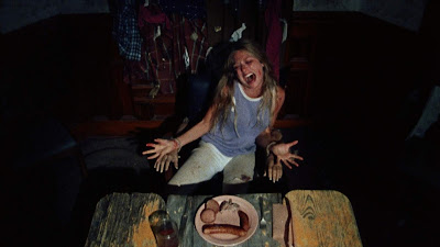 sally texas chainsaw massacre horror movie scary blood dinner eat food delicious foodporn