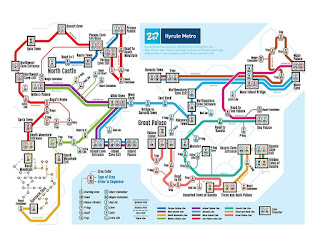 mapa metrô game zelda II