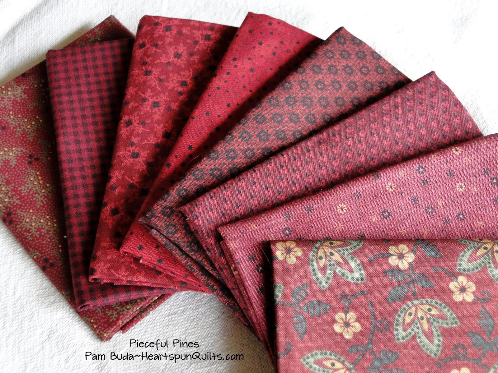 Heartspun Quilts Pam Buda Pieceful Pines Fabric Arrives!!