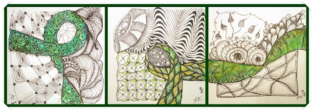 LonettA_Tangle-Mosaic-Project #8_Single Tiles_Anja