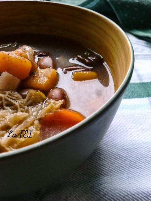 Minestrone di verdure e faglioli