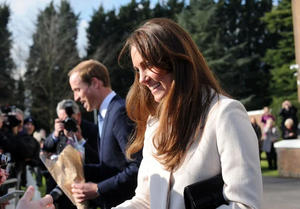 Kate Middleton, Duchess of Cambridge and Prince William visit the offices of child bereavemen