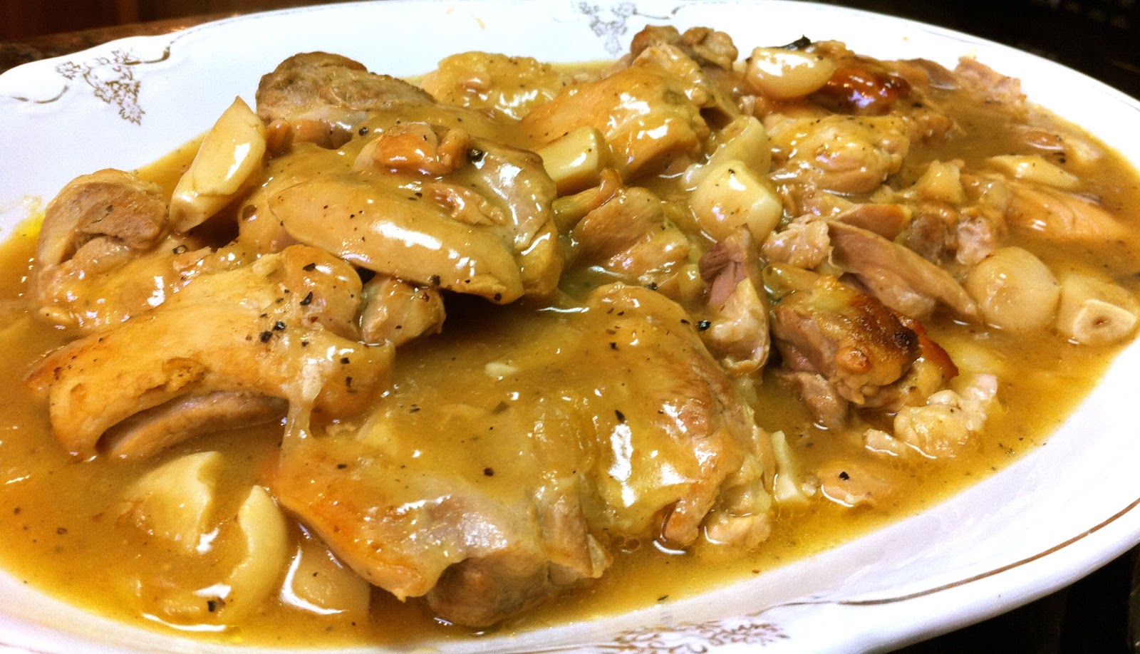 Recettes de la semaine POULET AU CITRON ET GINGEMBRE