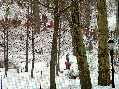 Winter snow storm New York City