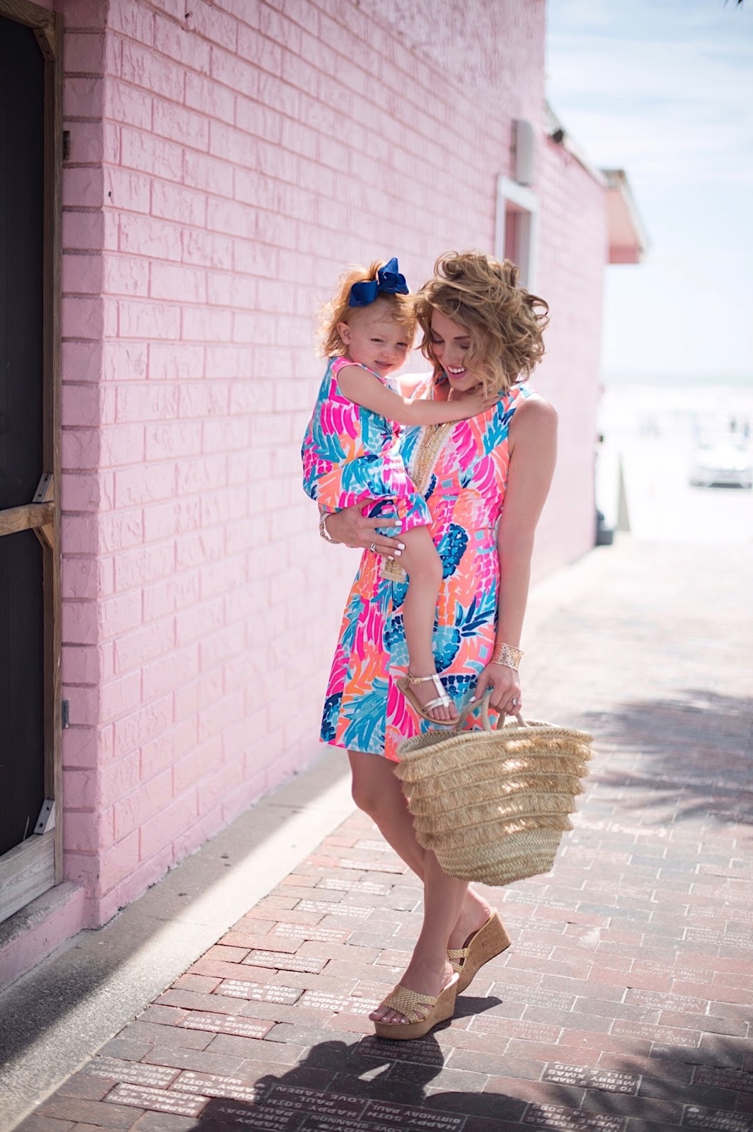 Mommy & Me Lilly Pulitzer - Click through to see more on Something Delightful Blog!