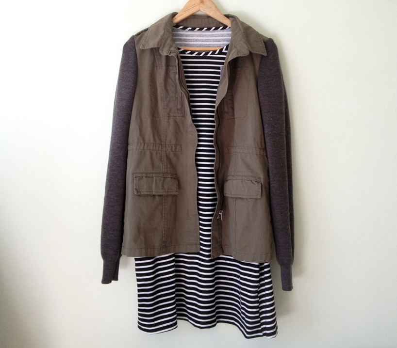 Elm knitwear khaki jacket