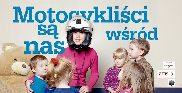 Motocykliści są wśród nas - wizerunkowa kampania społeczna, przedszkolanka zajęcia dzieci w przedszkolu Warszawa
