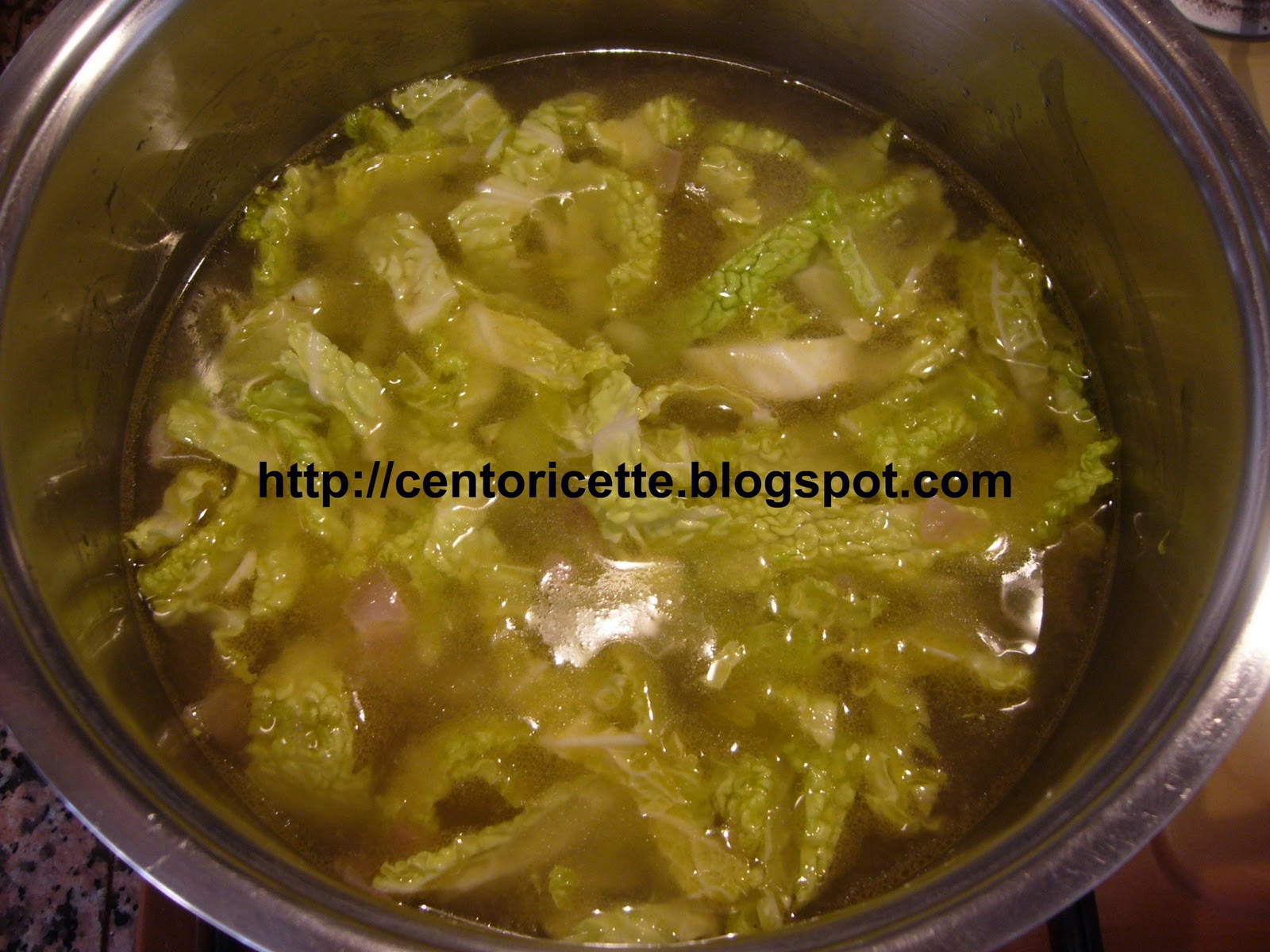 Cento Ricette: Minestra di riso con patate e verza