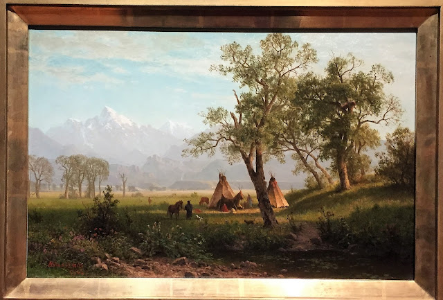 Milwaukee Art Museum: Wind River Mountains, Nebraska Territory, by Albert Beirstadt (1862)