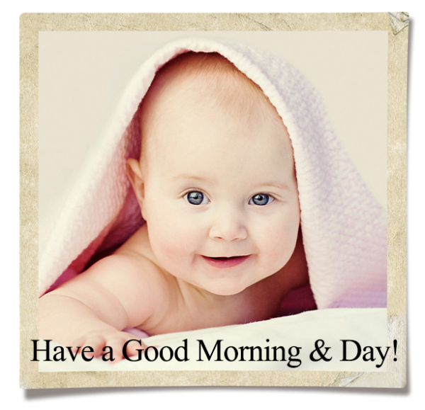 Good Morning. Have a beautiful and productive day.