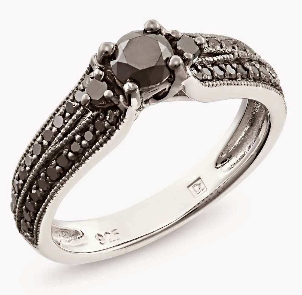  Black  Diamond  Accent Wedding  Rings  for Women Model