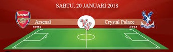 Prediksi Arsenal vs Crystal Palace 20 Januari 2018 http://www.liputanskor.com/