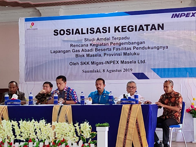 SKK Migas dan Inpex Lakukan Sosialisasi Amdal di Saumlaki SKK Migas dan Inpex Lakukan Sosialisasi Amdal di Saumlaki
