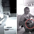 Le papa regarde la vidéo de la caméra cachée sous le sapin, quand il voit la gardienne faire ça à son bébé, il est hors de lui!