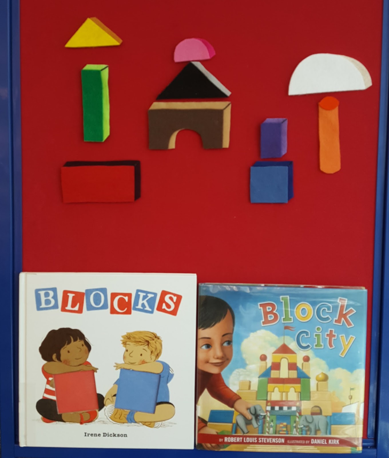 Fun with Friends at Storytime Building with Blocks