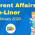 Current Affairs One-Liner: 7th February 2020