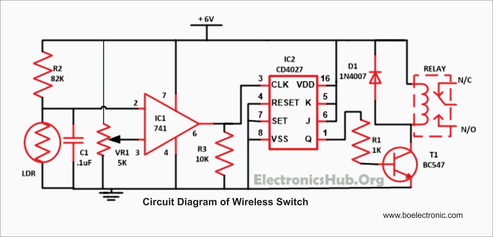 Pin by Teufel Wulf on Electronics | Wireless switch, Circuit, Wireless
