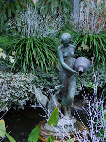 Allan Gardens Conservatory Christmas Flower Show 2013 Leda Swan Fountain by garden muses: a Toronto gardening blog