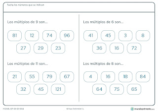 Fichas de ejercicios de matemática para quinto de educación primaria 12