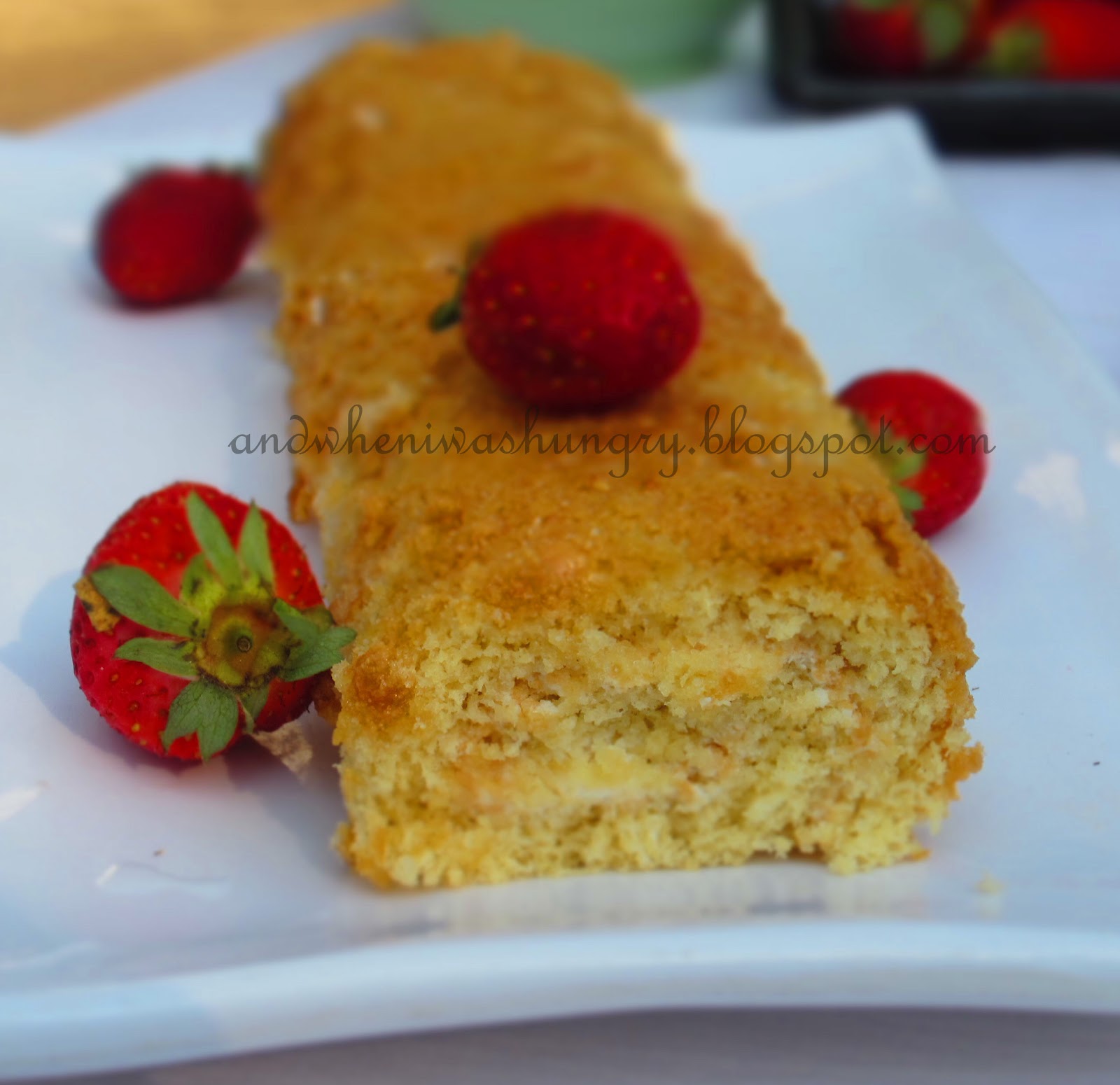 And when I was hungry... Swiss Roll with Honey and cream filling and