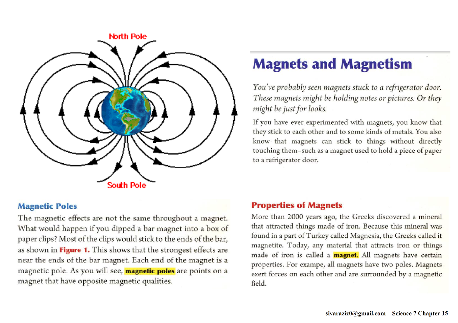 Science 7 Chapter 15 Electromagnetism - INTERACTIVE NOTEBOOKS