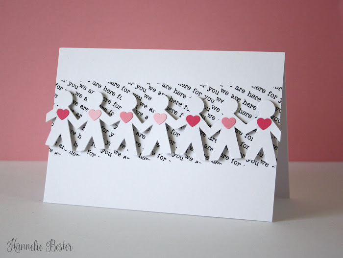 breast cancer awareness card : we are here for you