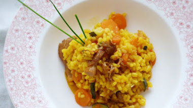 Arroz meloso con setas