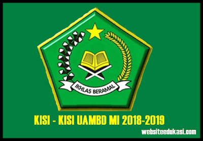 Kisi-Kisi UAMBD MI 2019