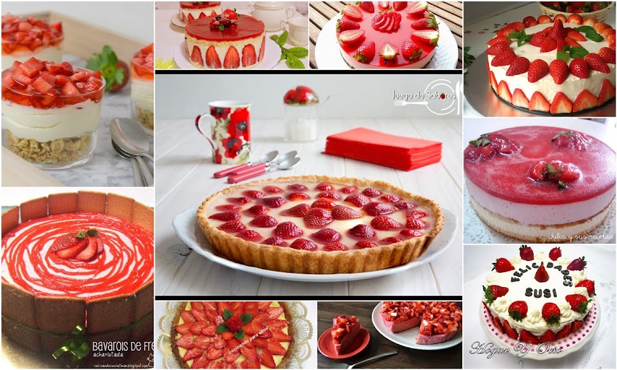 Tartas de fresas